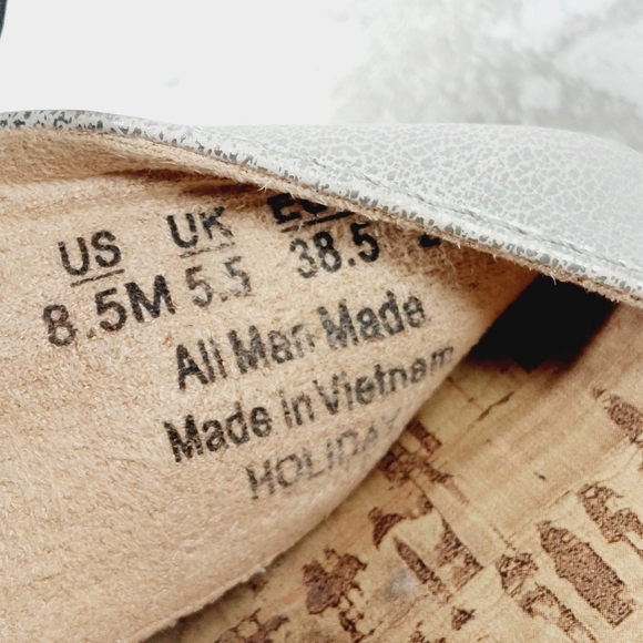 Life Stride Holiday Cork Silver Summer Sandal V341 - Picture 10 of 14